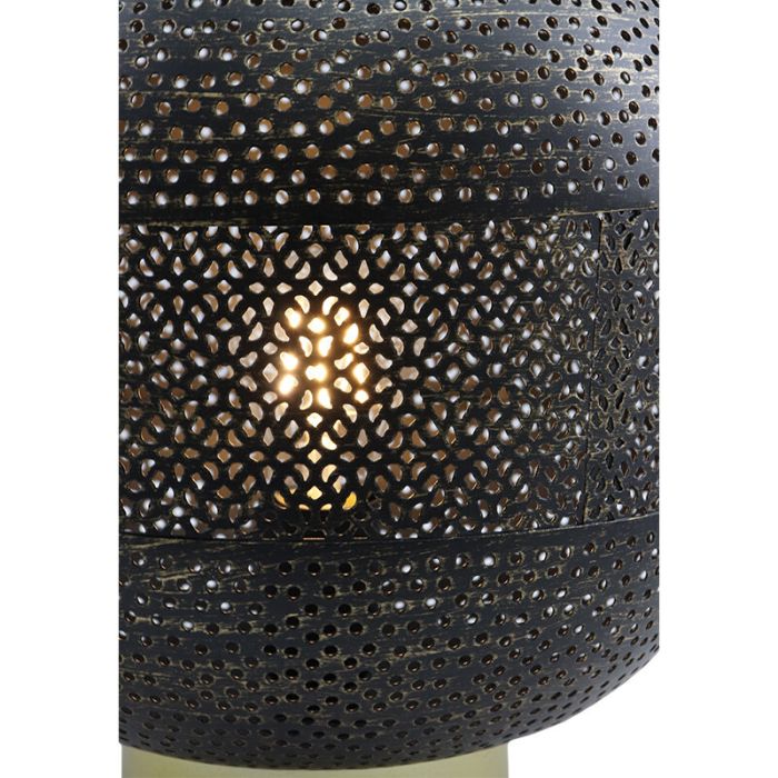 Modern bordslampa guld, Sivar, med brytare