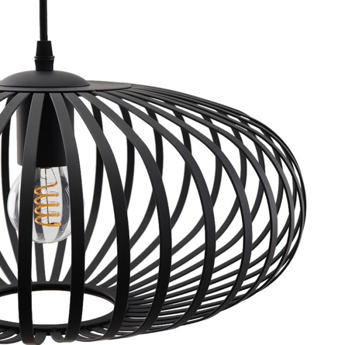 Industri fönsterlampa svart, Lieve