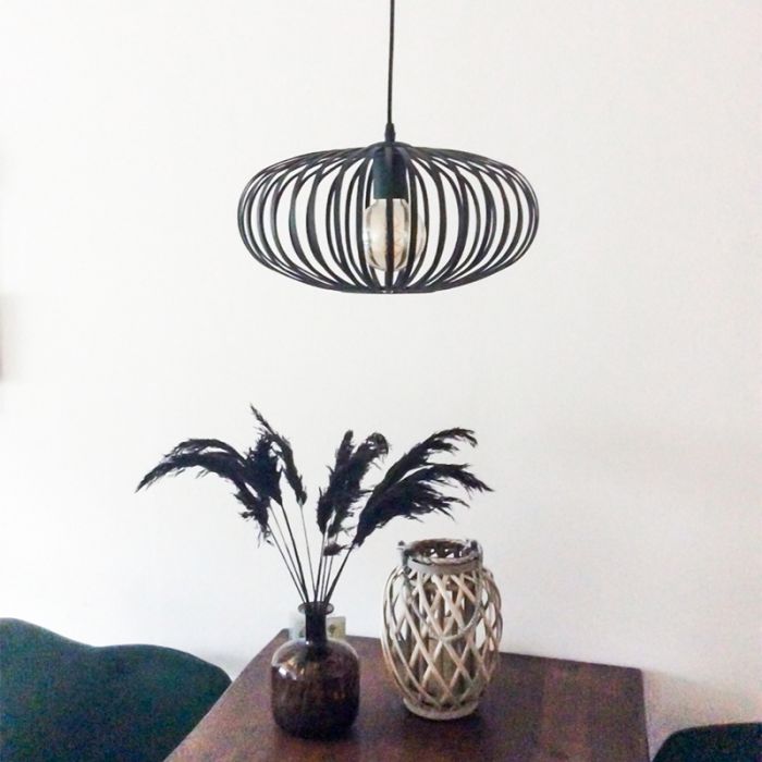 Industri fönsterlampa svart, Lieve