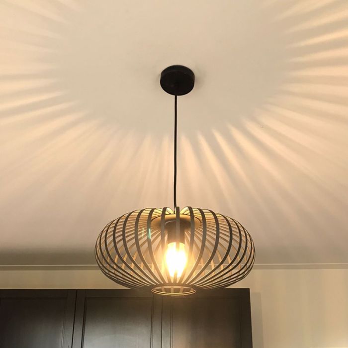 Industri fönsterlampa svart, Lieve