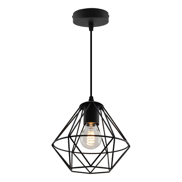 Industri fönsterlampa svart, Jochem