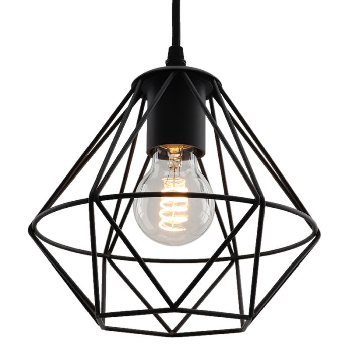 Industri fönsterlampa svart, Jochem