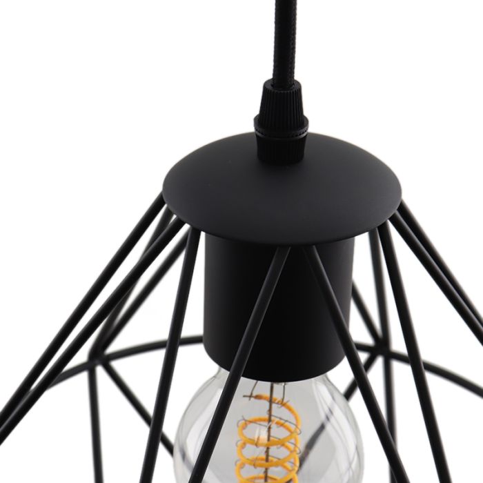 Industri fönsterlampa svart, Jochem