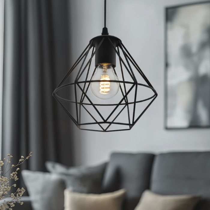 Industri fönsterlampa svart, Jochem