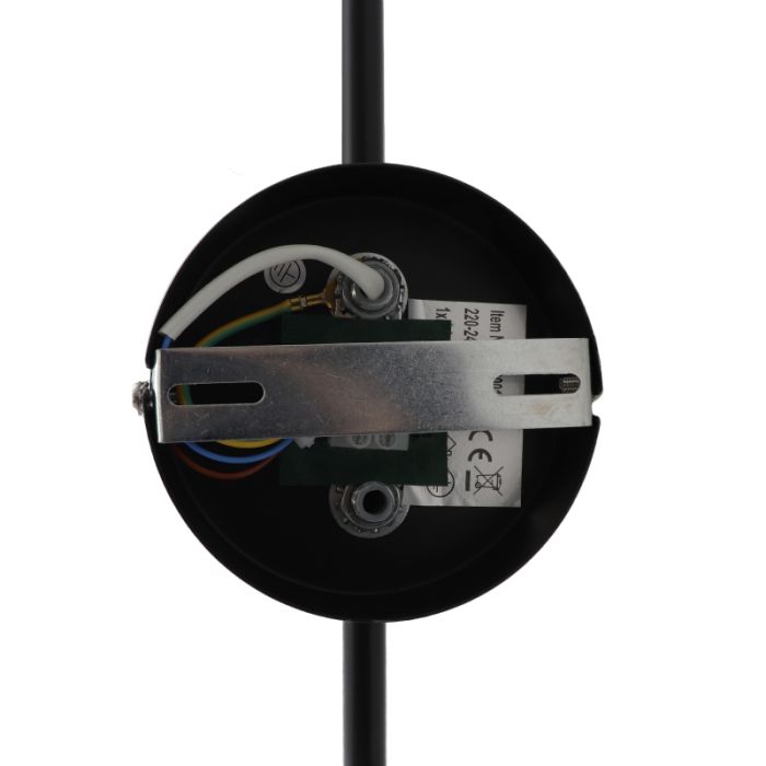 Industri vägglampa svart, Wiro