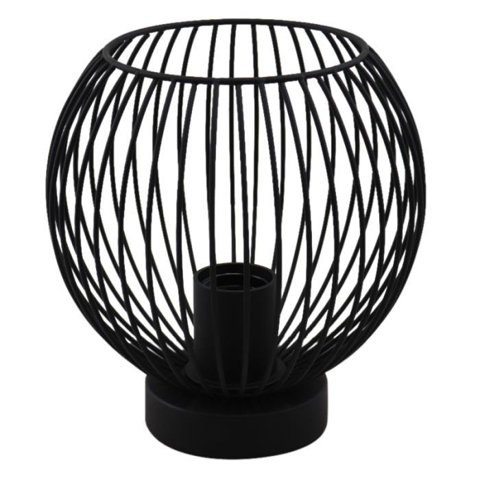 Industri bordslampa svart, Wiro, med brytare