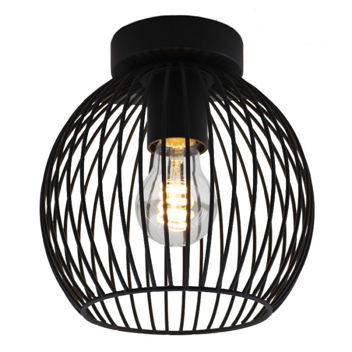Industri plafond svart, Wiro