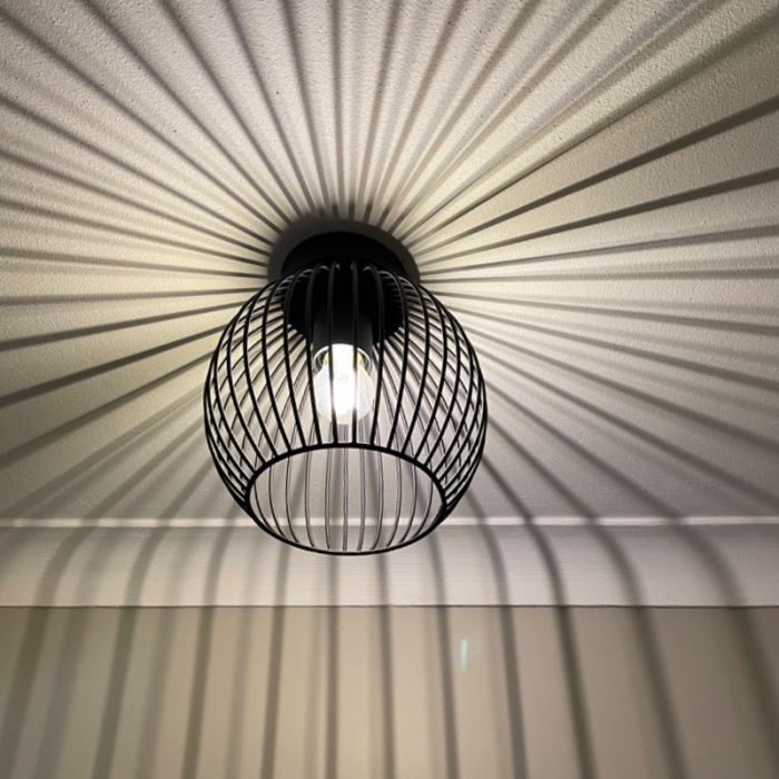 Industri plafond svart, Wiro