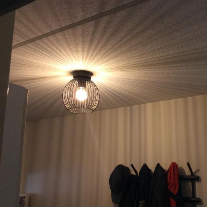 Industri plafond svart, Wiro