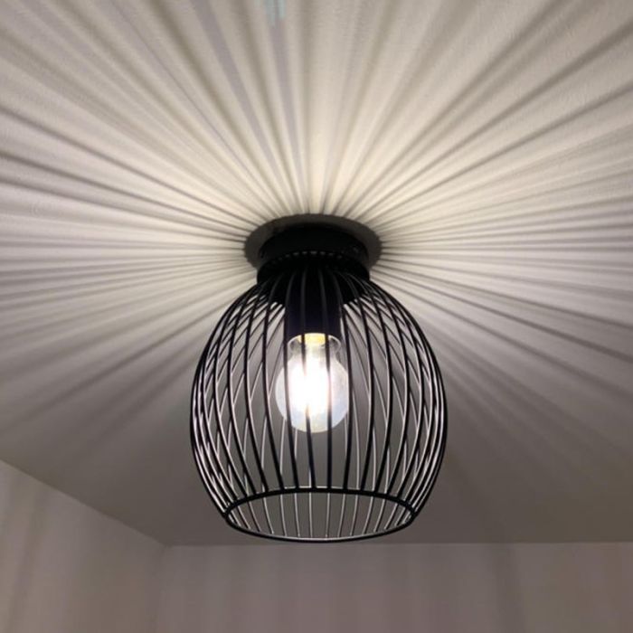 Industri plafond svart, Wiro