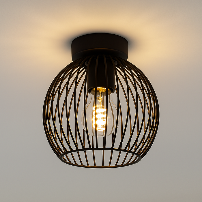 Industri plafond svart, Wiro