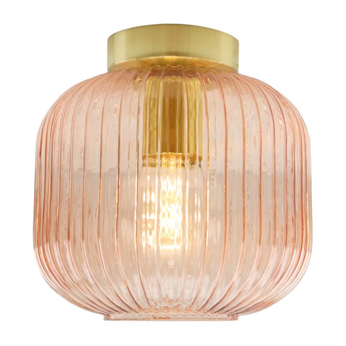 Retro taklampa rosa, Charlois