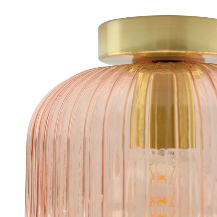 Retro taklampa rosa, Charlois