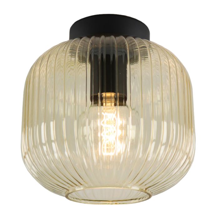 Retro taklampa bärnstensfärgad, Charlois