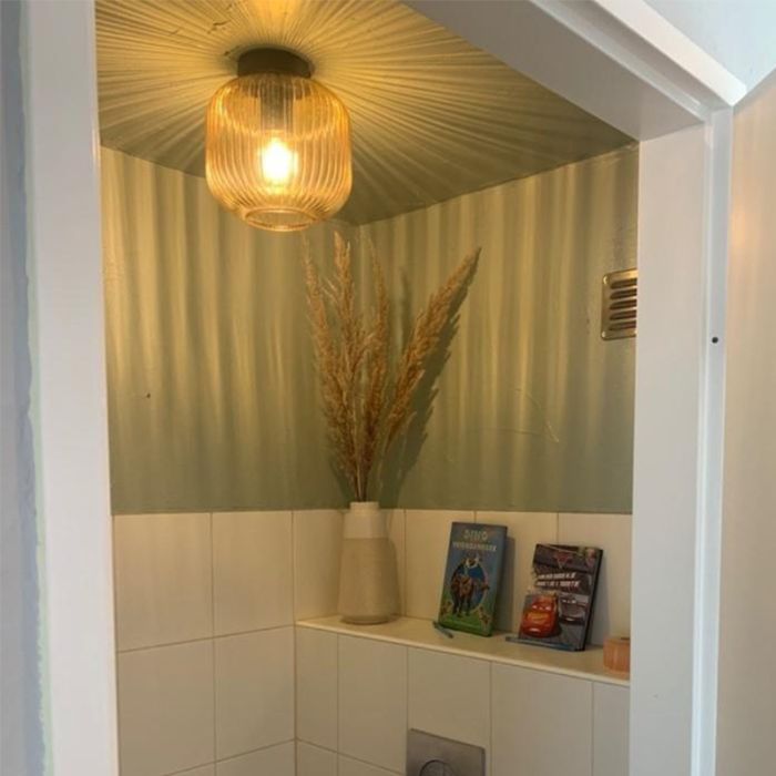 Retro taklampa bärnstensfärgad, Charlois