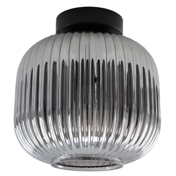 Retro taklampa grå, Charlois