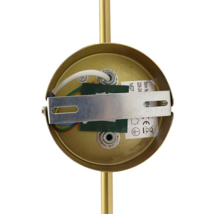 Design vägglampa bärnstensfärgad, Charlois