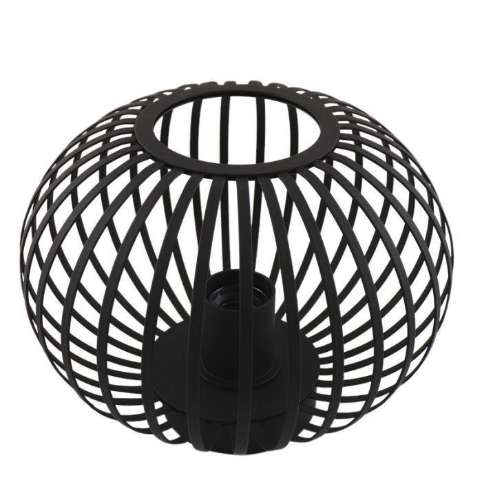 Industri bordslampa svart, Lieve, med brytare