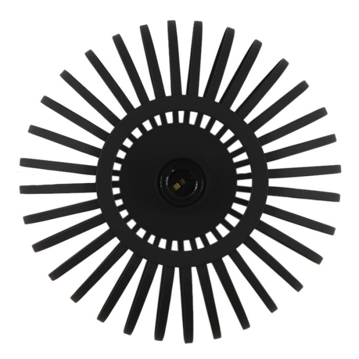 Industri bordslampa svart, Lieve, med brytare