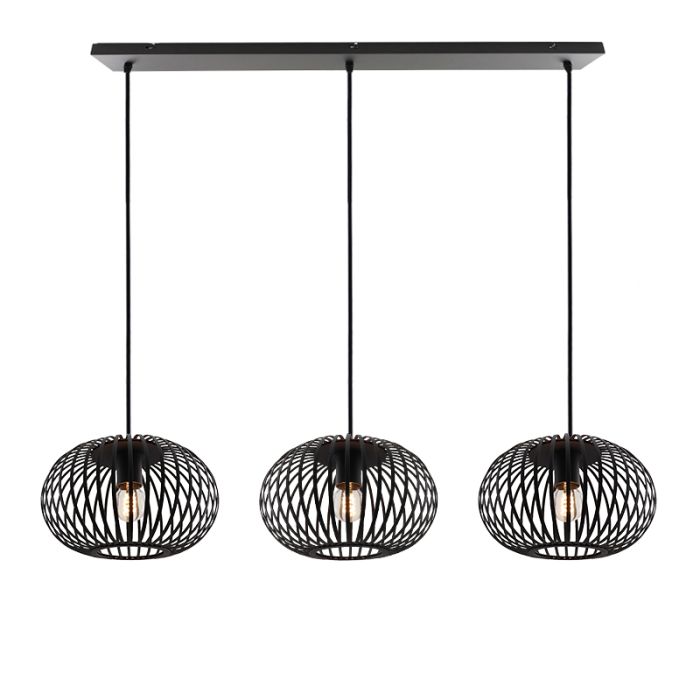 Industri fönsterlampa svart, Lieve