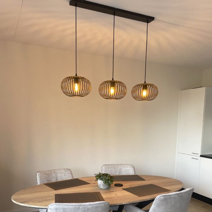 Industri fönsterlampa svart, Lieve