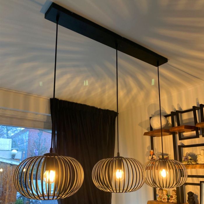 Industri fönsterlampa svart, Lieve