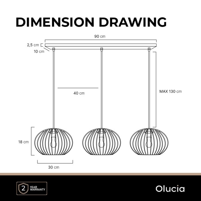 Industri fönsterlampa svart, Lieve