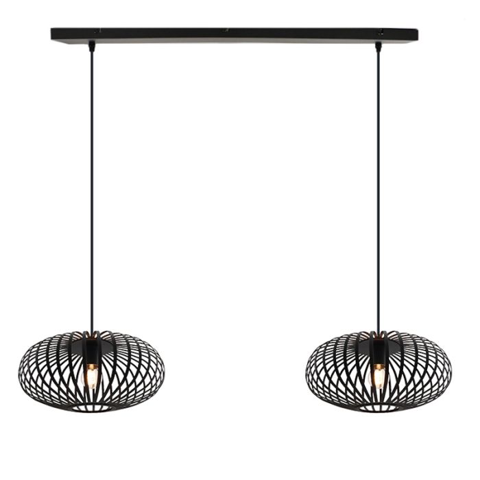 Industri fönsterlampa svart, Lieve