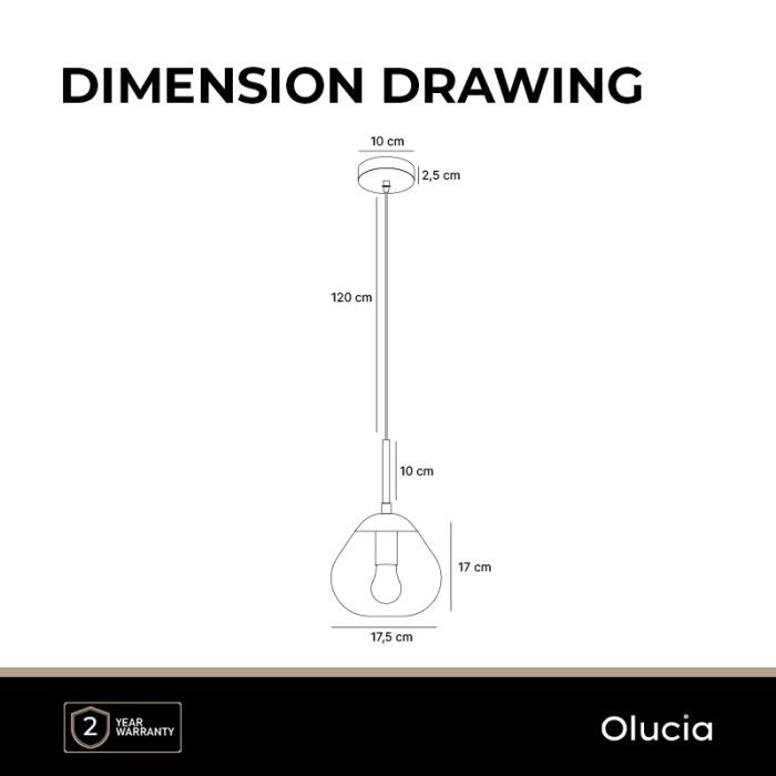 Design fönsterlampa bärnstensfärgad, Sedef