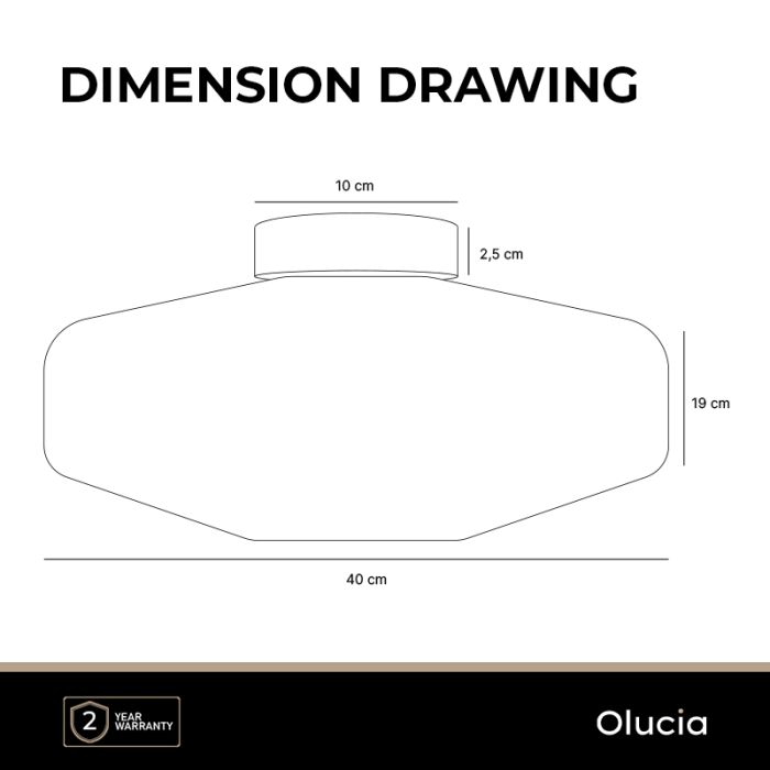 Design taklampa grå, Sevda