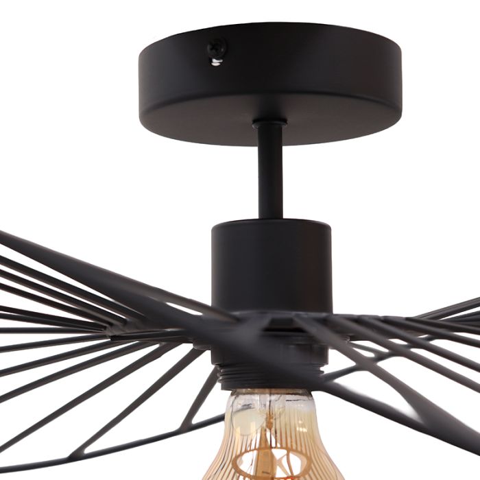 Modern taklampa svart, Jolinda