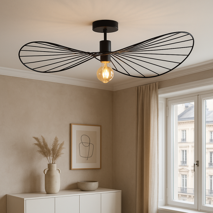 Modern taklampa svart, Jolinda