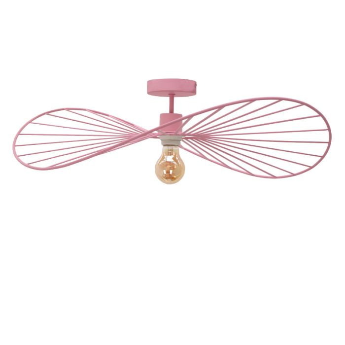 Modern taklampa rosa, Jolinda