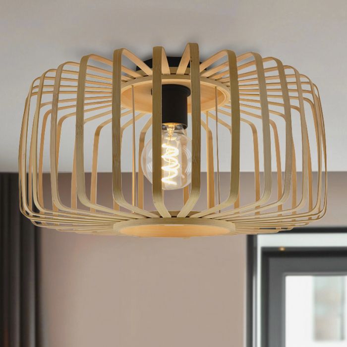 Bambu taklampa brun, Tina