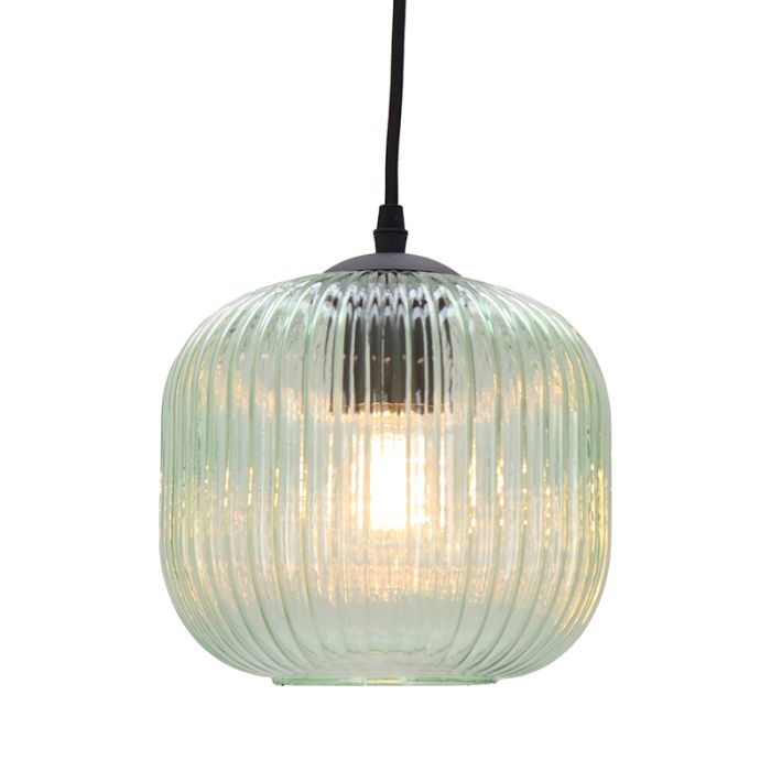 Design fönsterlampa grön, Charlois