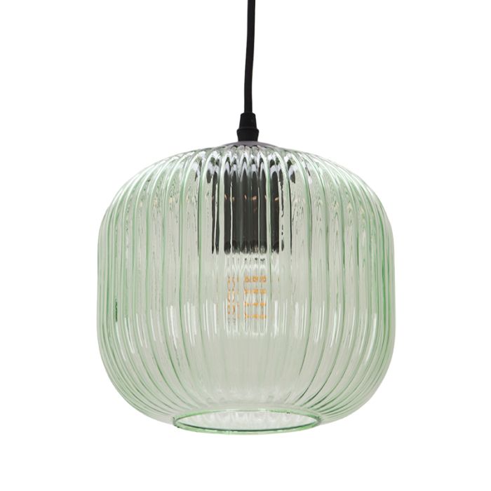Design fönsterlampa grön, Charlois