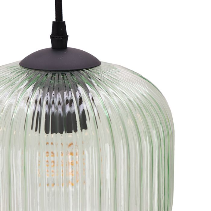 Design fönsterlampa grön, Charlois
