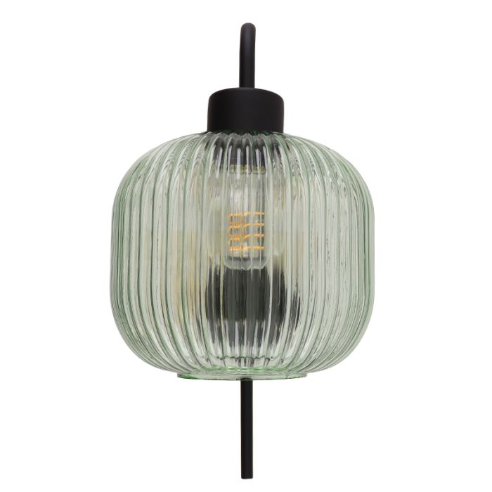 Design vägglampa grön, Charlois