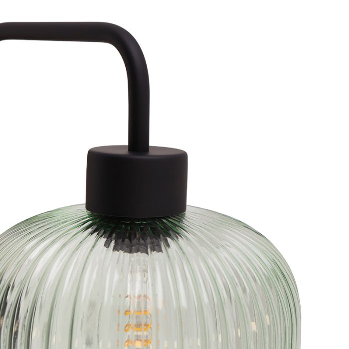 Design vägglampa grön, Charlois