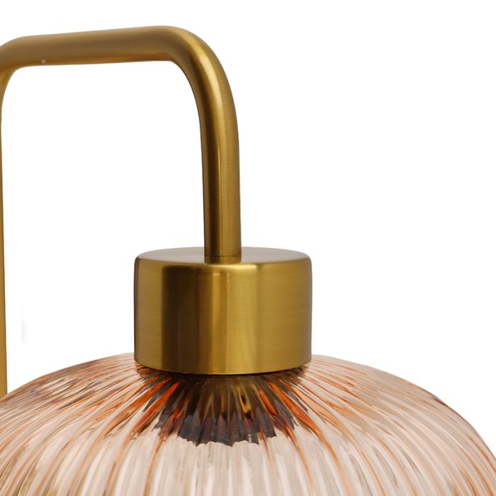 Design vägglampa rosa, Charlois