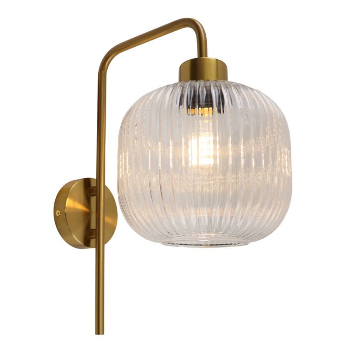 Design vägglampa transparent, Charlois