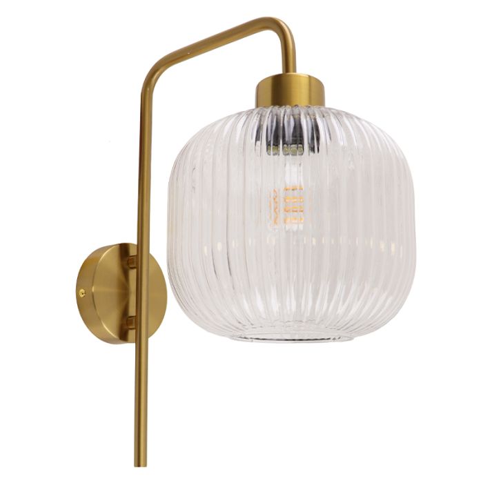 Design vägglampa transparent, Charlois