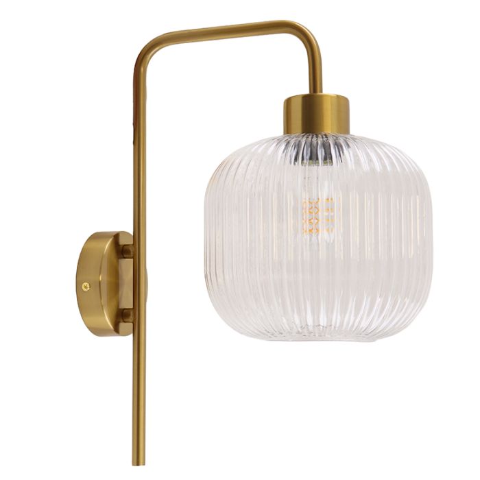 Design vägglampa transparent, Charlois