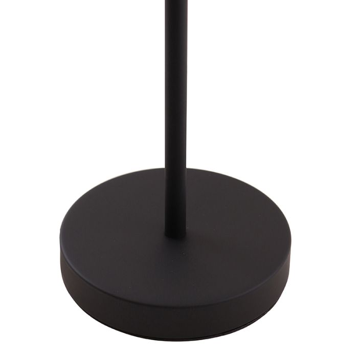Modern bordslampa svart, Merel, med brytare
