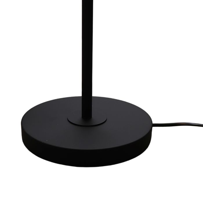Modern golvlampa svart, Merel, med brytare