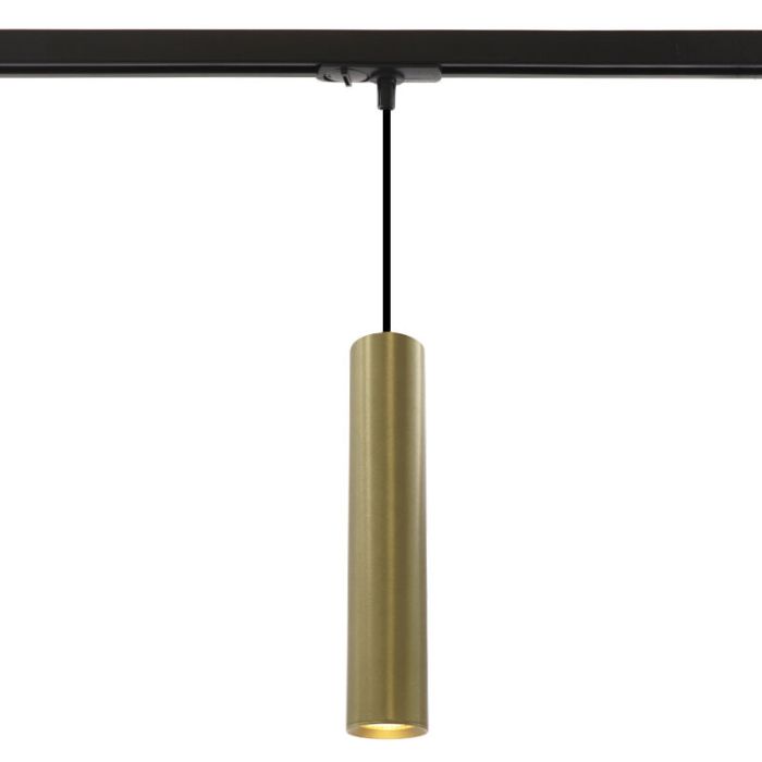 Modern 1 fas spotlight skena mässing, Nadi