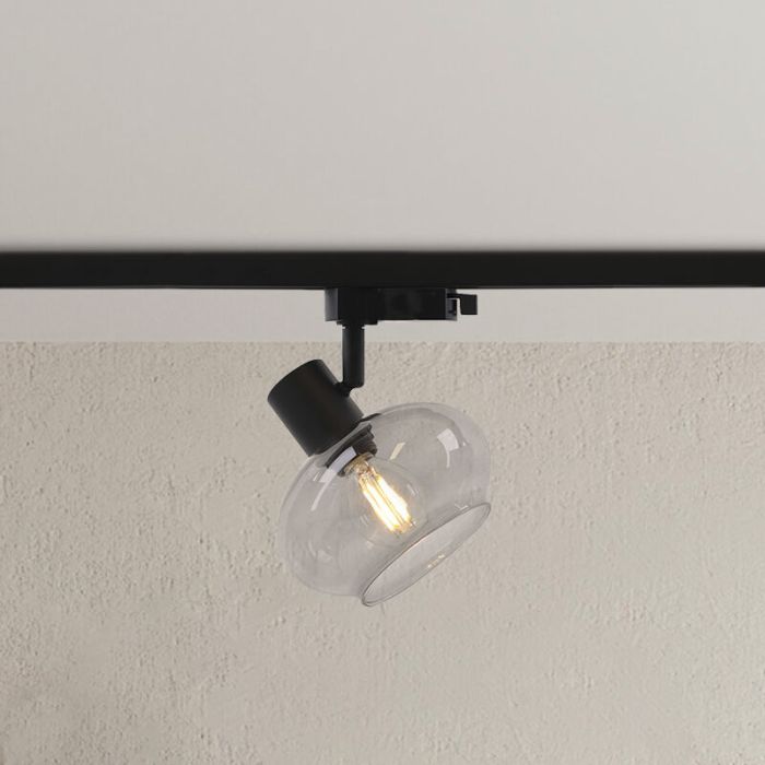 Design 1 fas spotlight skena grå, Skip