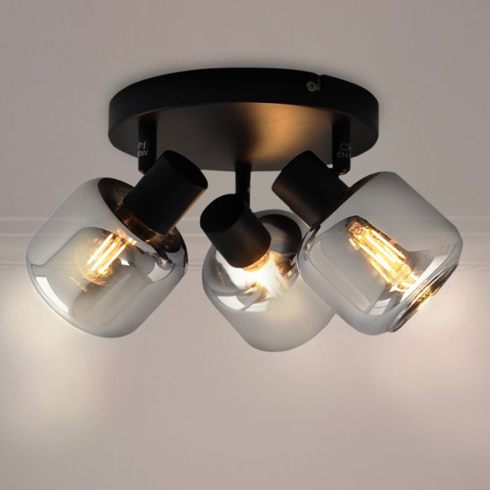 Modern spotlight tak svart, Craig