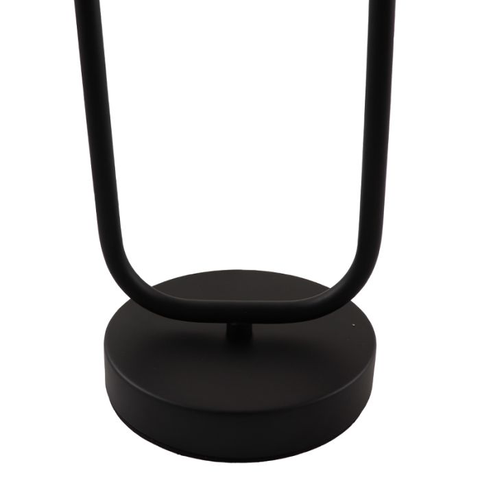 Design bordslampa grå, Skip, med brytare