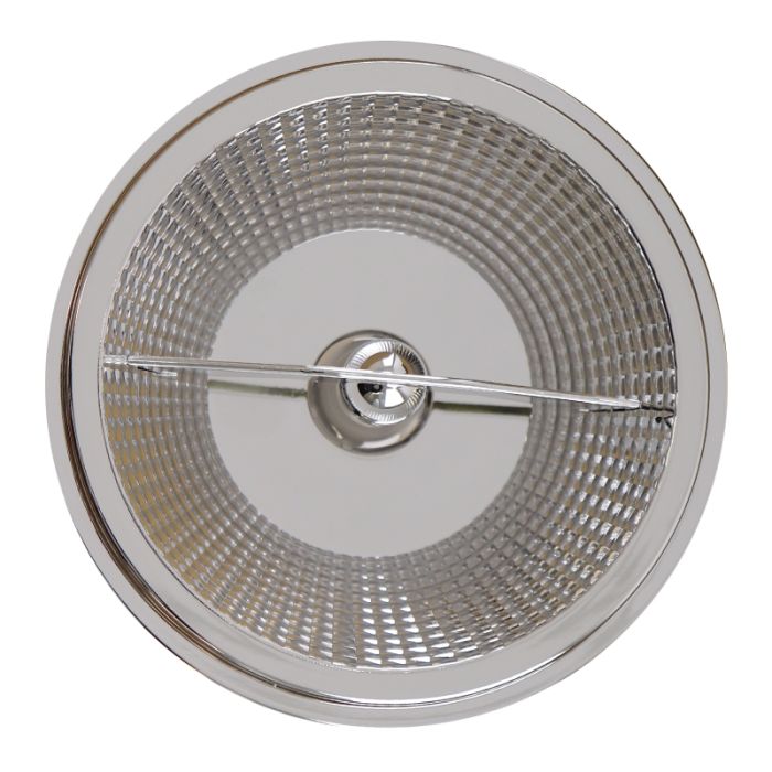 Dimbar Olucia GU10 (AR111) LED lampa Clint, svart, 12W, 4000K